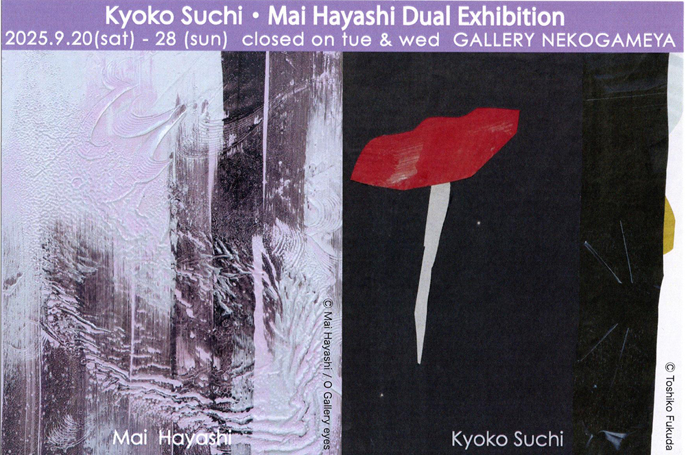グループ展DM　林真衣